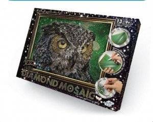 Набор креативного творчества "Diamond Mosaic. Сова" | Diamond Mosaic "Sova" Creative Kit