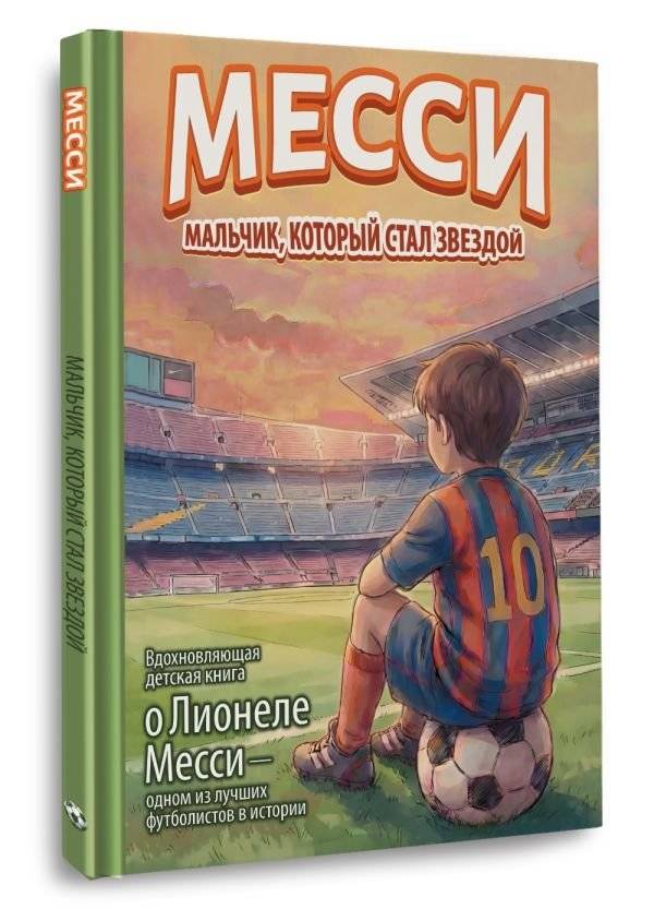 Месси: мальчик, который стал звездой. Вдохновляющая детская книга о Лионеле Месси — одном из лучших футболистов в истории фото книги 2