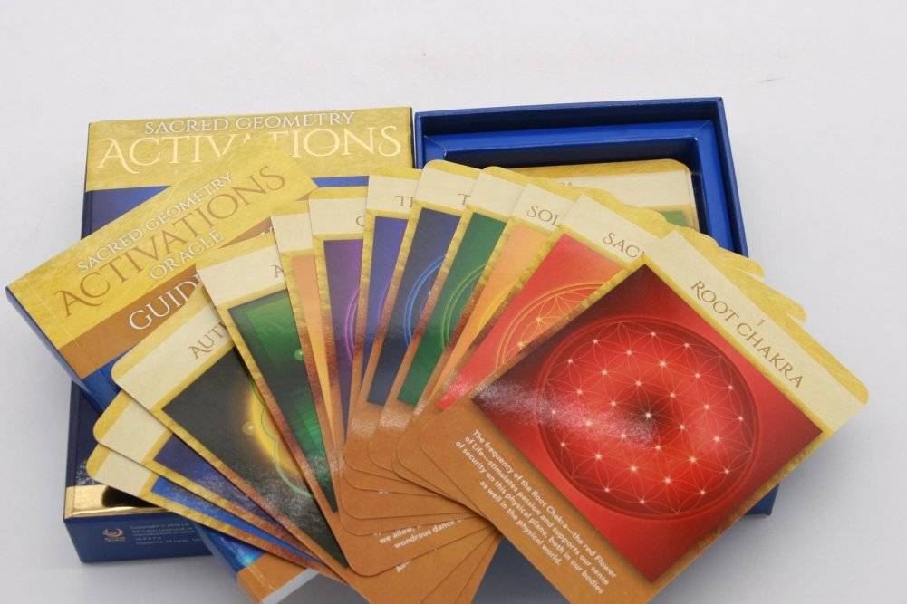 Sacred geomtery activation oracle фото книги 3