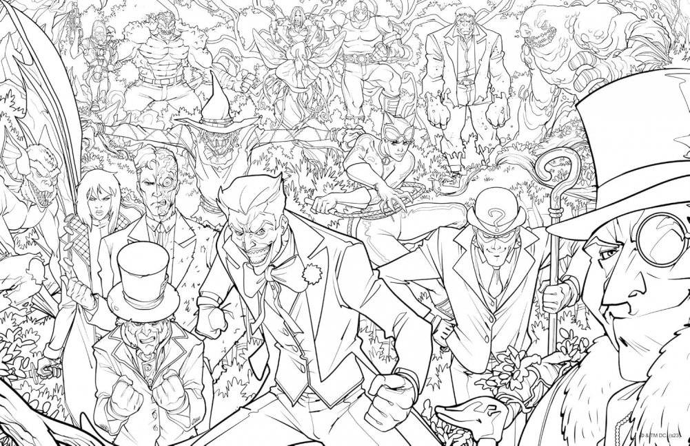 DC: Super-Villains: the official colouring book фото книги 3