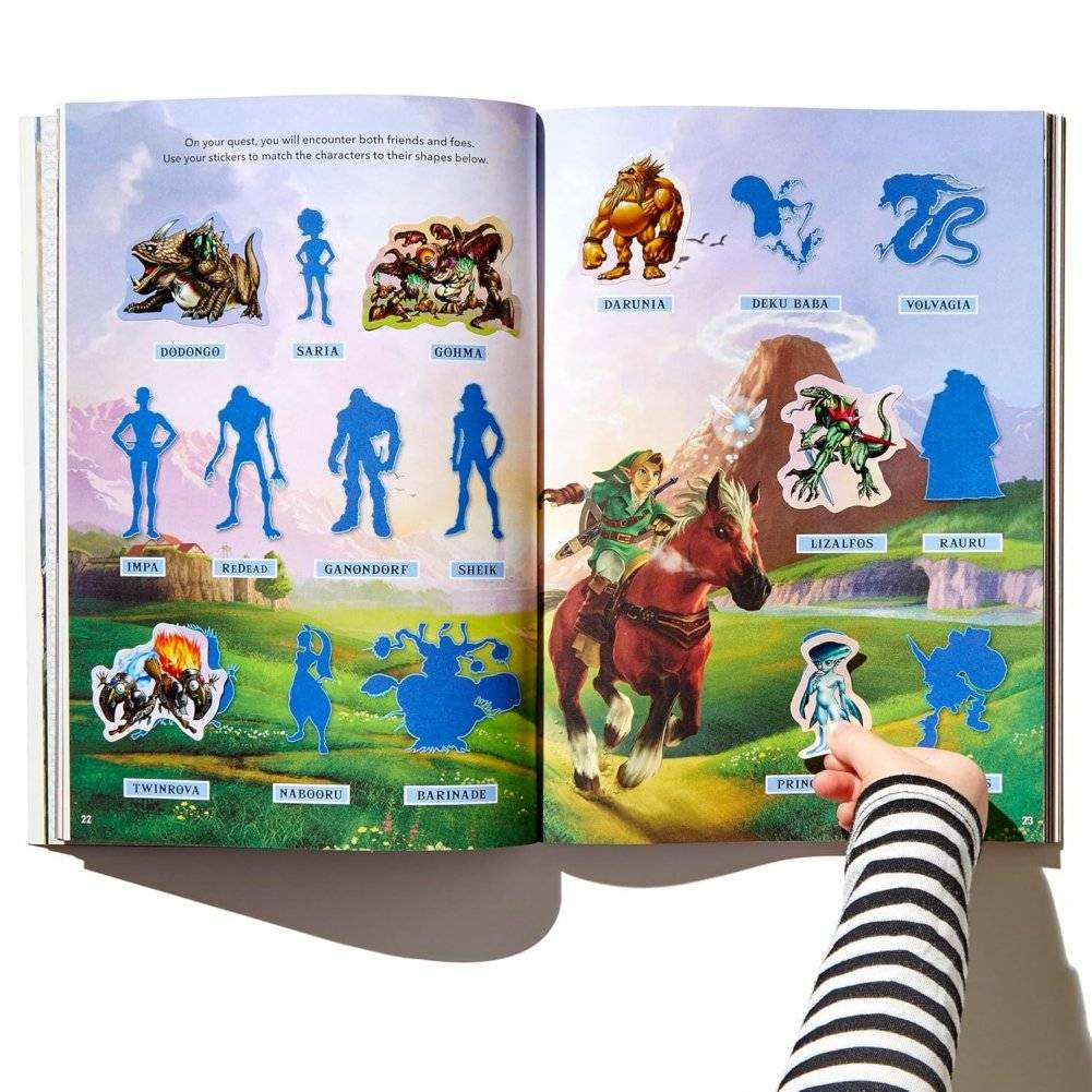 The Legend of Zelda Official Sticker Book (Nintendo) фото книги 4