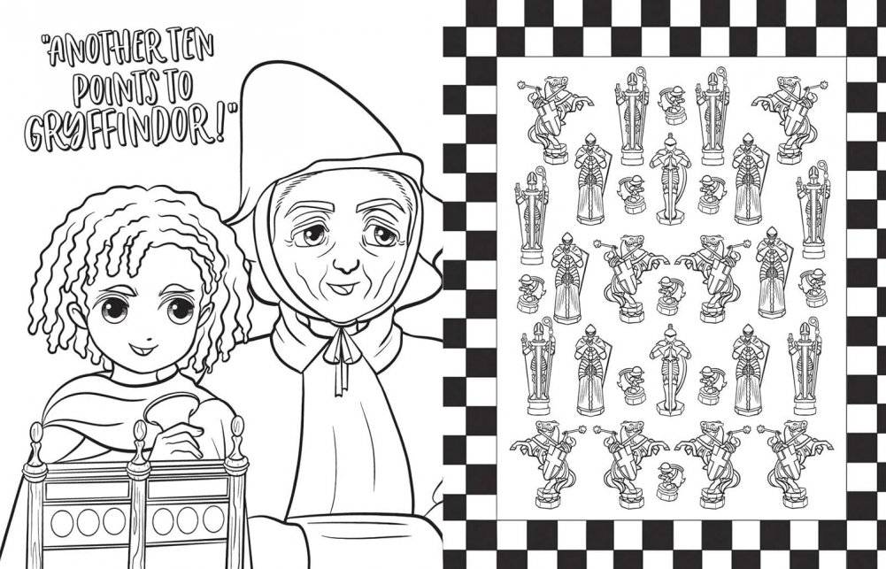 Magical Games Coloring Book (Harry Potter) фото книги 5