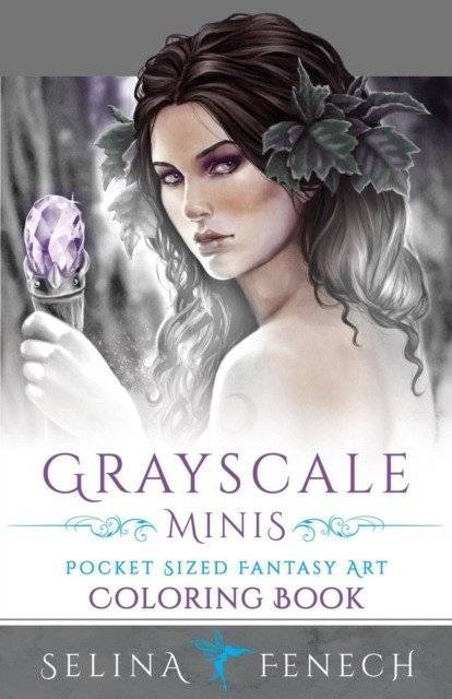 Grayscale Minis - Карманная книжка-раскраска с фэнтези-артом | Grayscale Minis - Pocket Fantasy Art Coloring Book