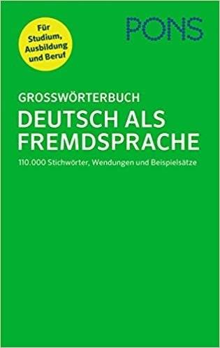 PONS Большой словарь. Немецкий как иностранный | PONS Large Dictionary. German as a Foreign Language