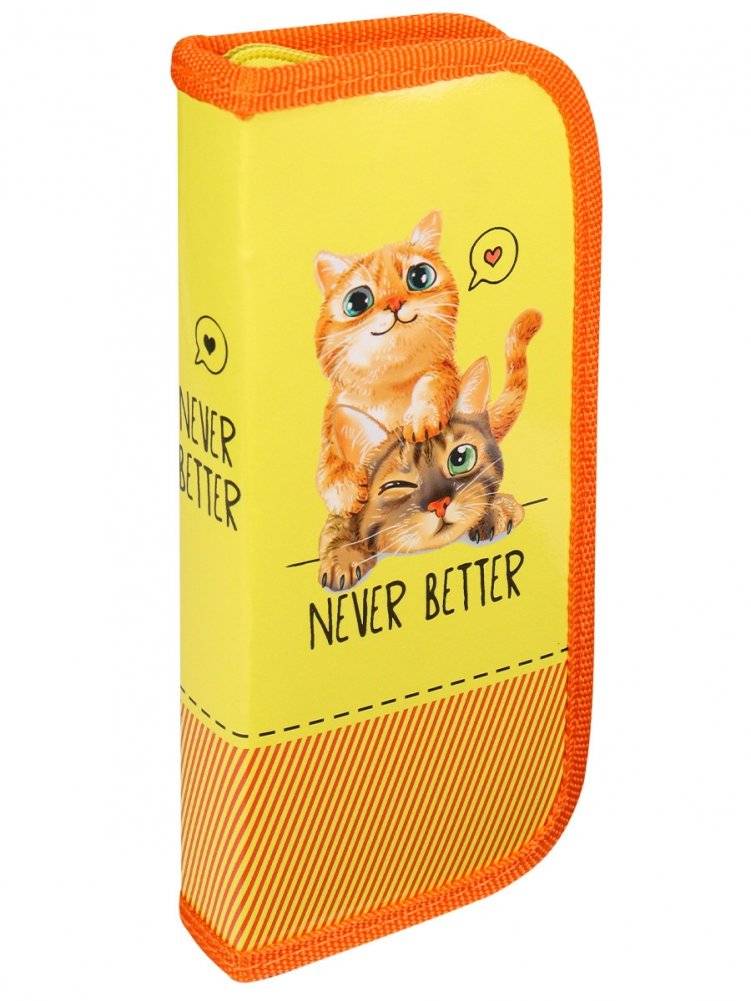 Пенал "Котята‑2", 1 отделение, 190x90 мм | Notebook "Kittens‑2", 1 Compartment, 190 × 90 mm