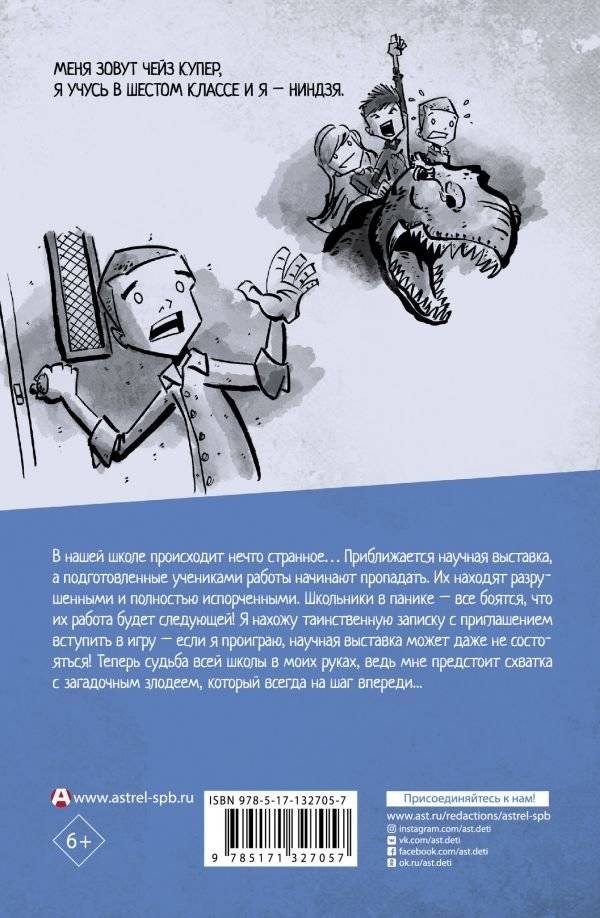 Дневник ниндзя-шестиклассника. Игра Чейза фото книги 2