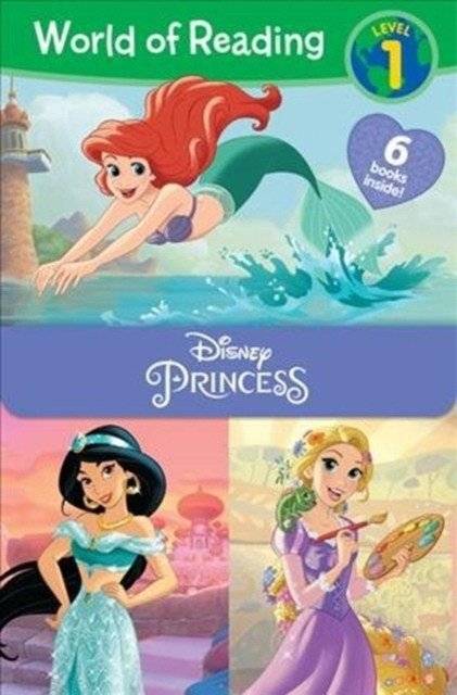 Мир чтения. Disney Princess. Уровень 1. Комплект книг | World of Reading: Disney Princess Level 1 Boxed Set