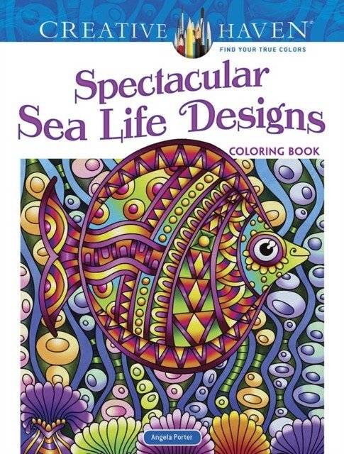 Spectacular Sea Life Designs. Coloring Book | Spectacular Sea Life Designs Coloring Book