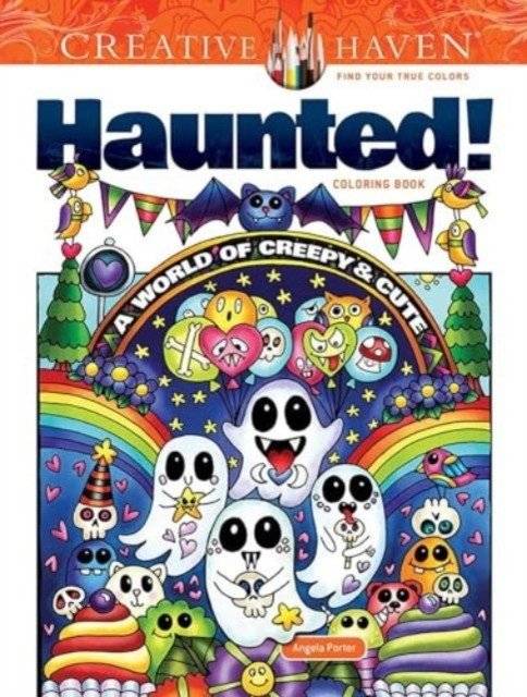 Creative Haven Haunted! Раскраска | Creative Haven Haunted! Coloring Book