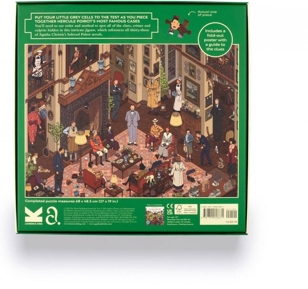 The World of Hercule Poirot 1000 Piece Puzzle фото книги 2