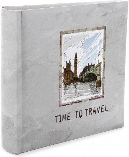Фотоальбом "Time to travel", 200 фото, 10x15 см | Photo Album "Time to Travel", 200 Photos, 10x15 cm
