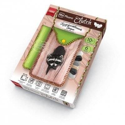 Набор для творчества "Вышивка гладью. Енот" | Embroidery Kit "Smooth Needle Raccoon"