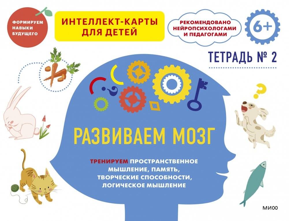 Развиваем мозг. Тренируем пространственное мышление, творческие способности, память, логическое мышление. Тетрадь 2 | Develop Your Brain: Spatial Thinking, Creativity, Memory, and Logic. Workbook 2