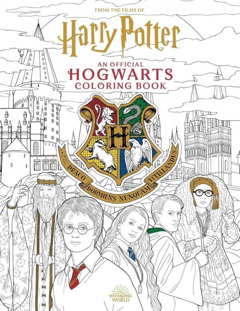 Гарри Поттер: Официальная книга-раскраска Хогвартса | Harry Potter: An Official Hogwarts Coloring Book
