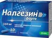 KRKA Nalgesin Forte, 550 mg, 10 tablets