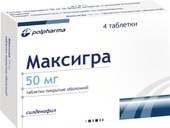 Polpharma Maxigra, 50 mg, 4 tablets