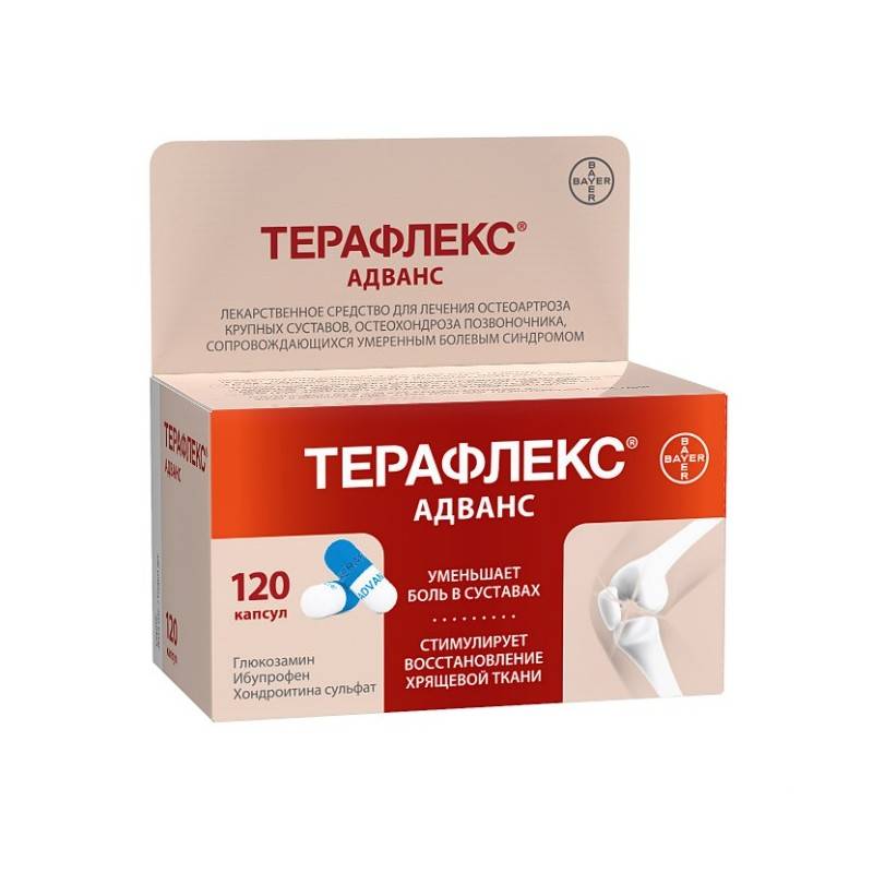 Bayer Teraflex, 500mg / 400mg, 120 caps.