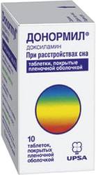 UPSA Donormyl, 15 mg, 10 tab.